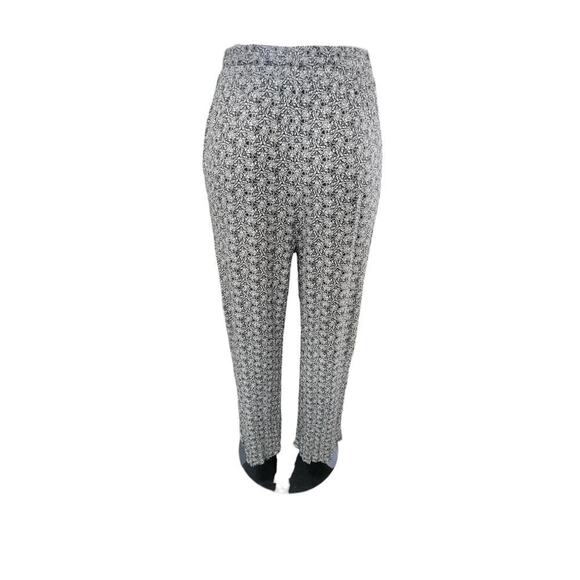 Knox Rose Women's Elastic Waist Pull on Wide Leg Boho Print Pants Size Medium - Picture 8 of 10